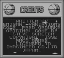 Image n° 1 - screenshots  : GB Basketball